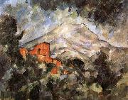 Paul Cezanne La Montagne Sainte-Victoire et le Chateau Noir oil painting